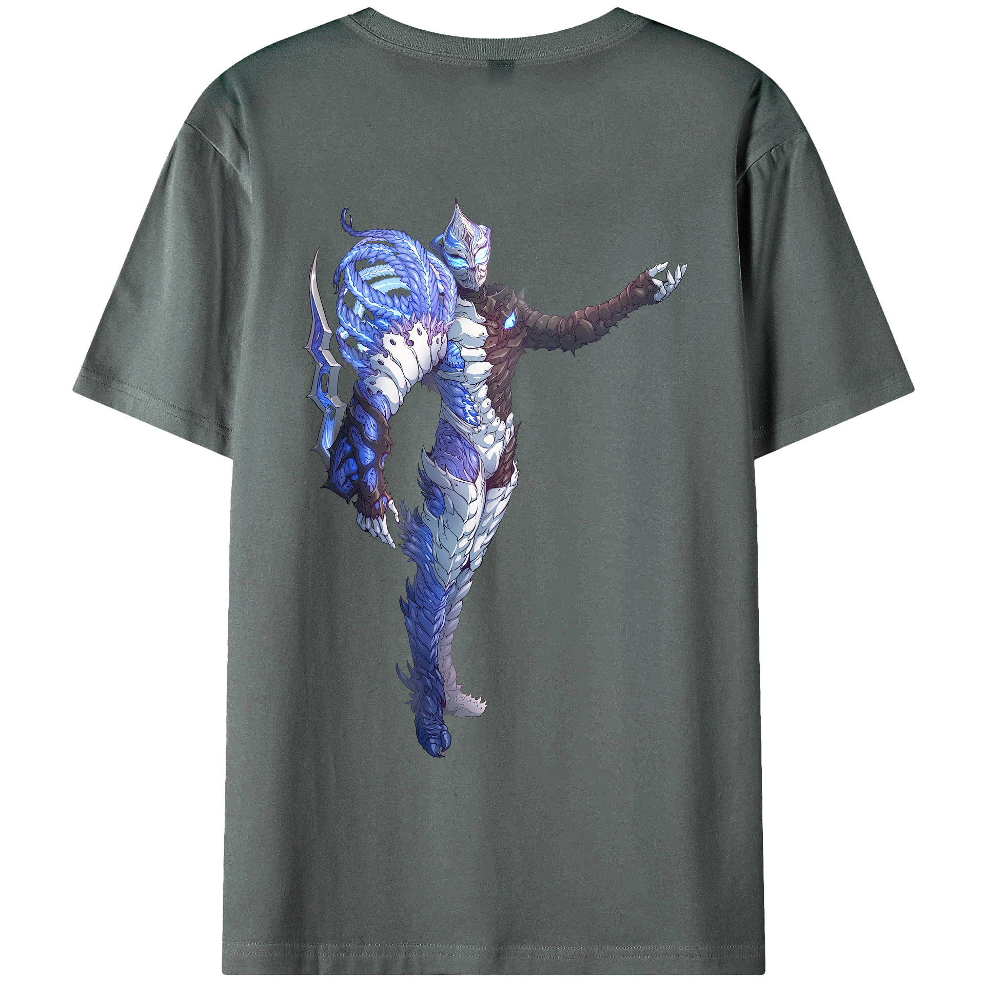 （画像用） ウルトラマン Ultraman 綿100％ メンズ半袖Tシャツ（バックプリント） 通気性